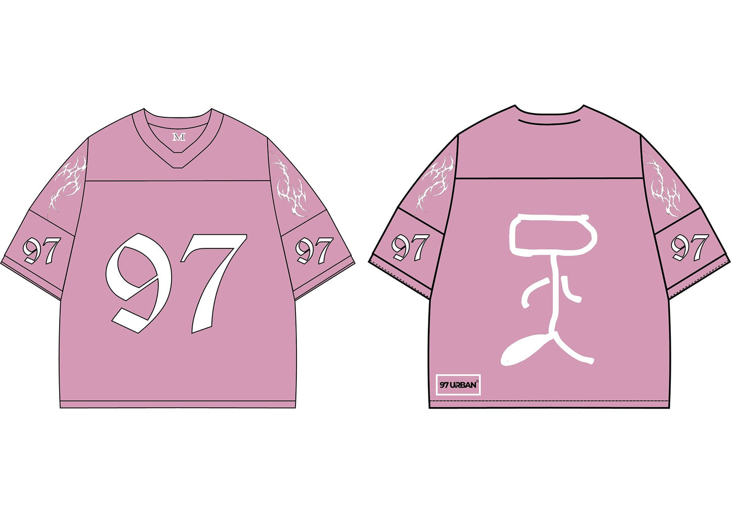 97 URBAN TRIBE PINK NFL JERSEY