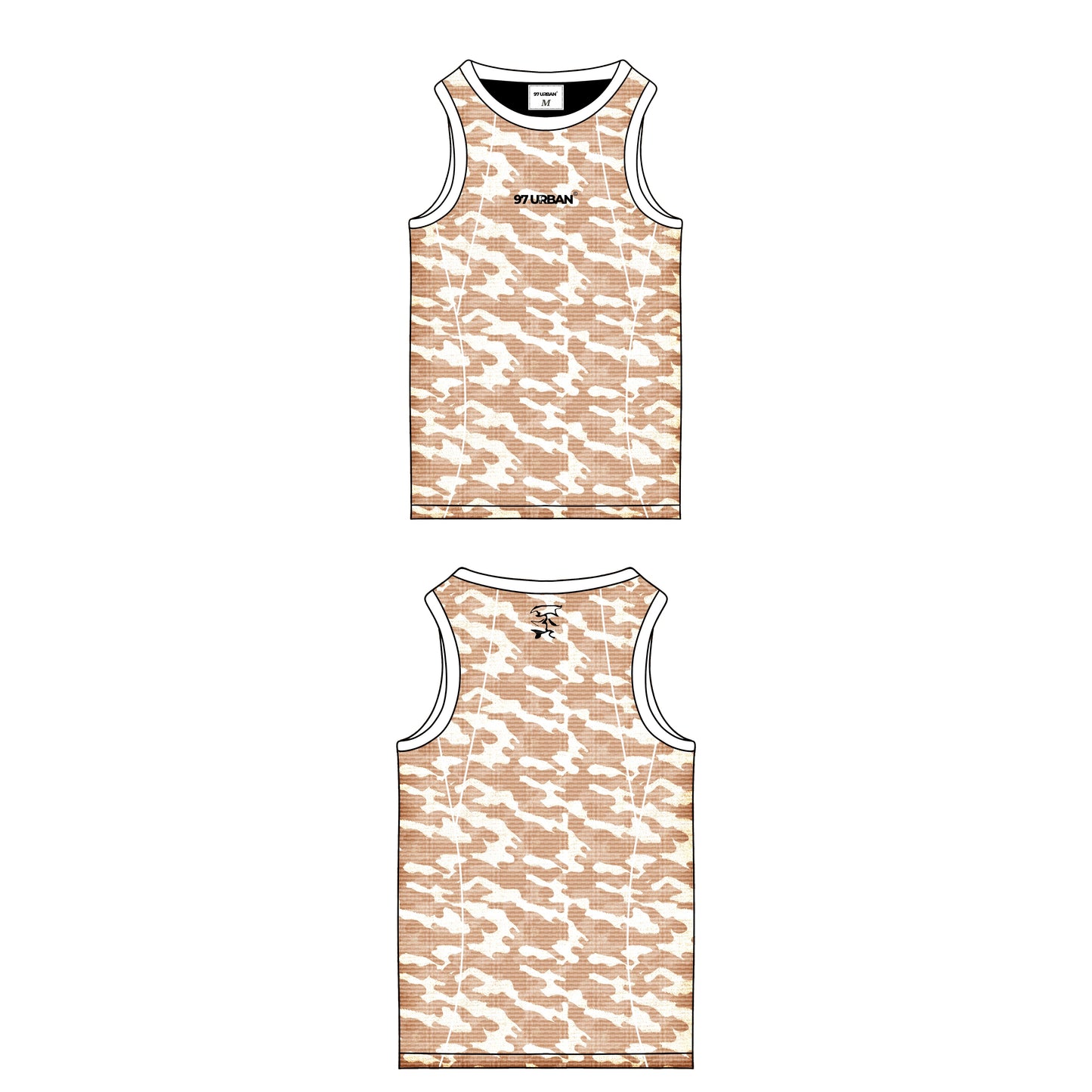 97 URBAN BEIGE CAMO VEST