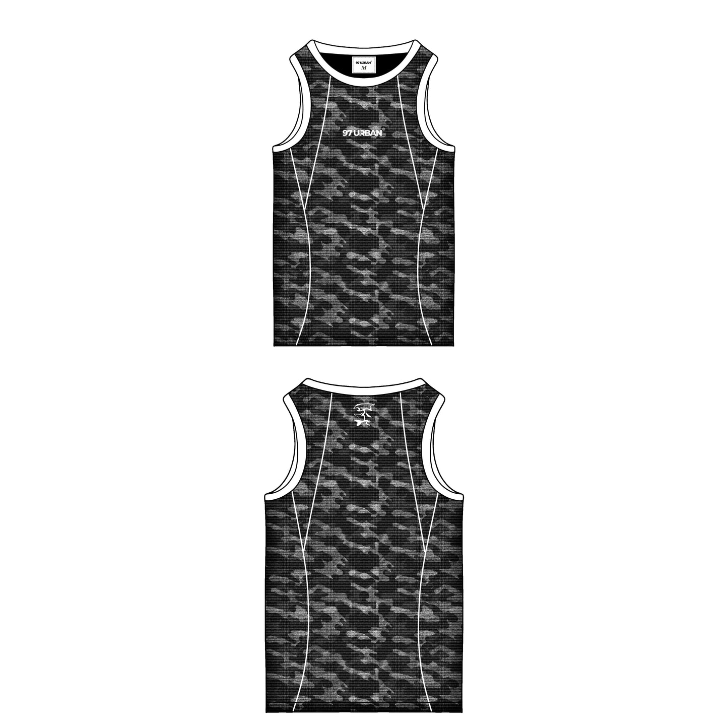 97 URBAN BLACK CAMO VEST