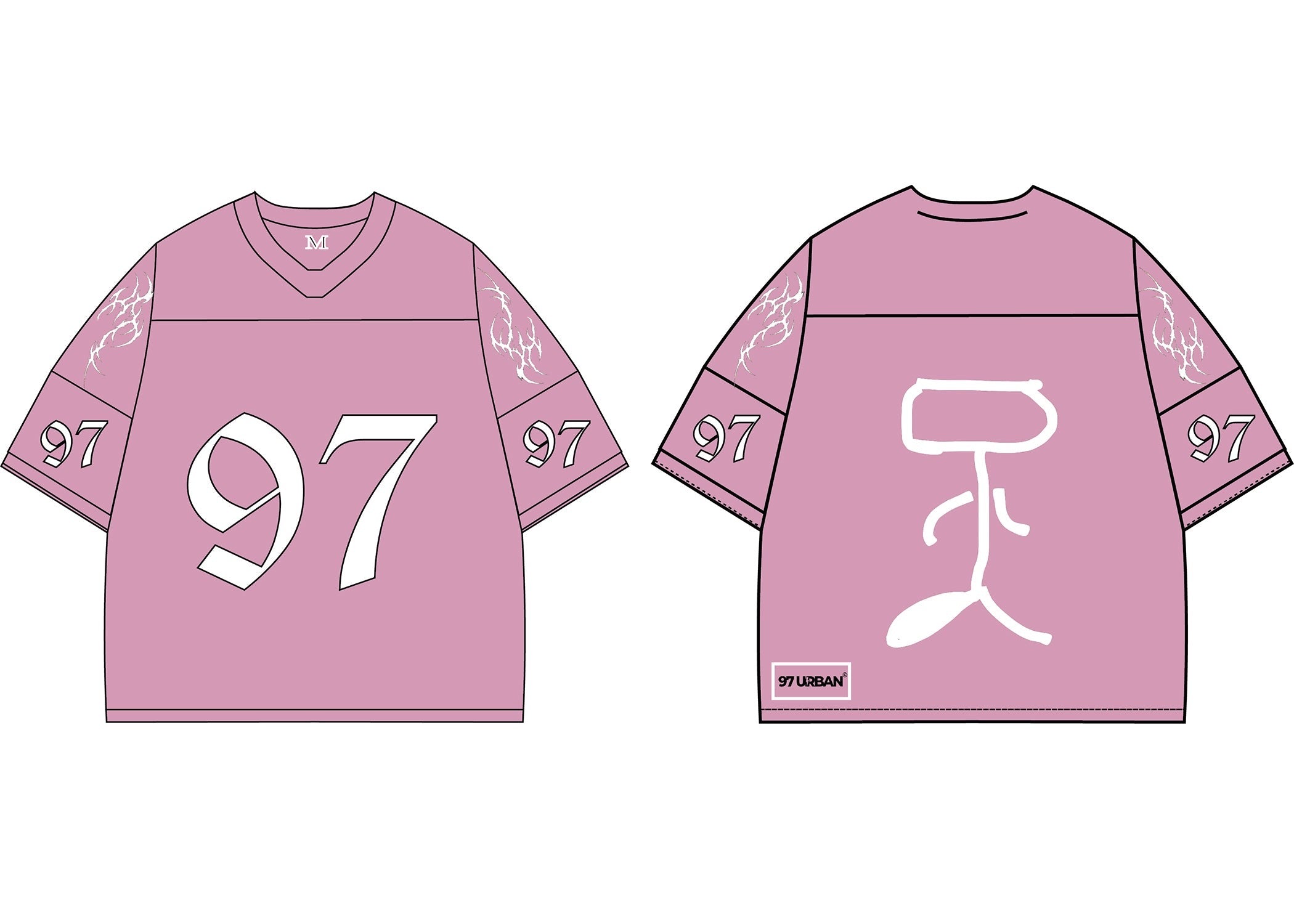 97 URBAN TRIBE PINK NFL JERSEY