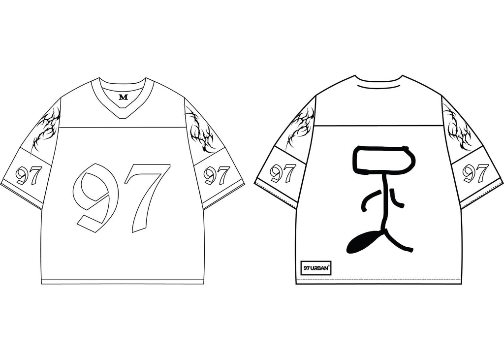 97 URBAN TRIBE WHITE NFL JERSEY