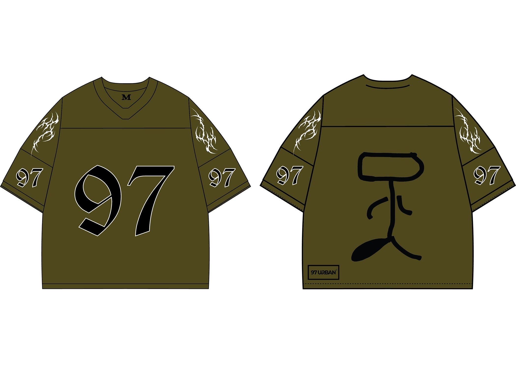 97 URBAN GREEN TRIBE NFL JERSEY