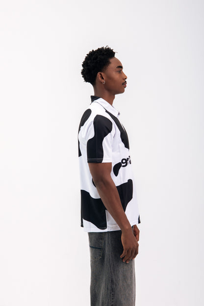 97 URBAN BLACK COW POLO TEE