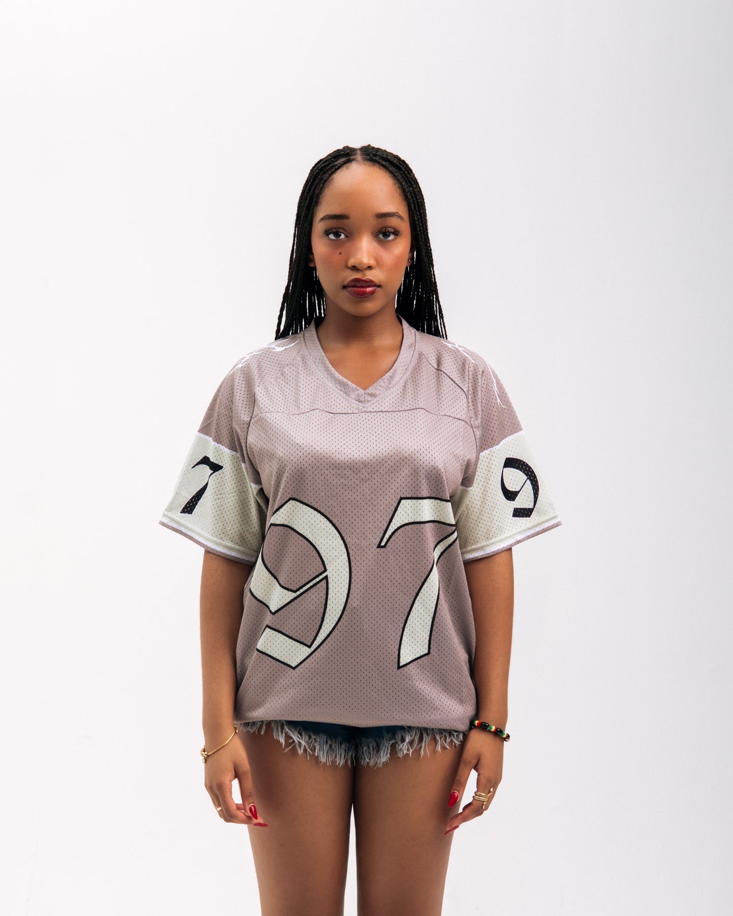 97 URBAN BEIGE TRIBE NFL JERSEY