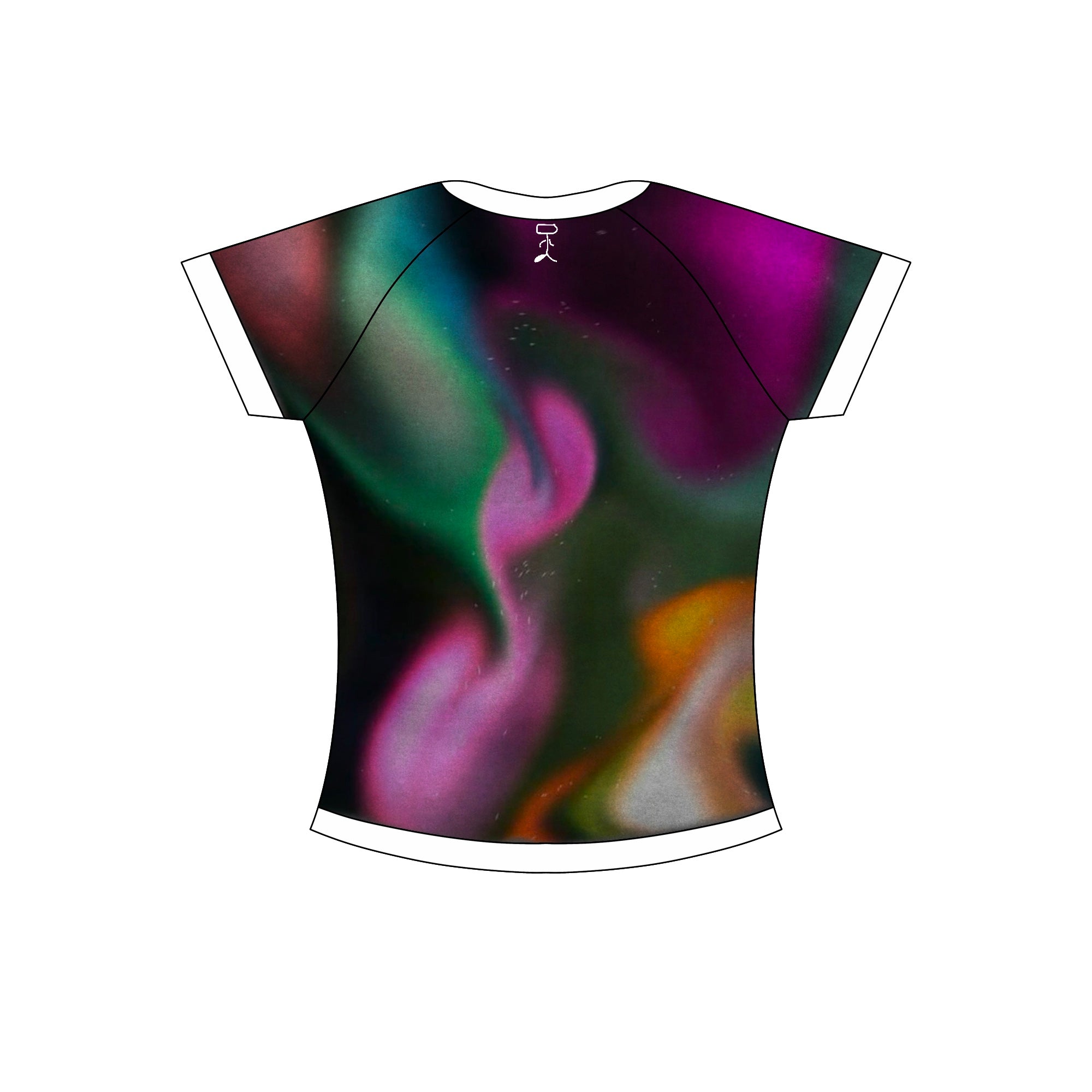 97 URBAN RHYTHM BLACK CROPTEE