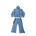 97 URBAN  BASICS TWO PIECE HOODIE SET BLUE