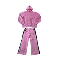 97 URBAN BASICS TWO PIECE HOODIE SET PINK