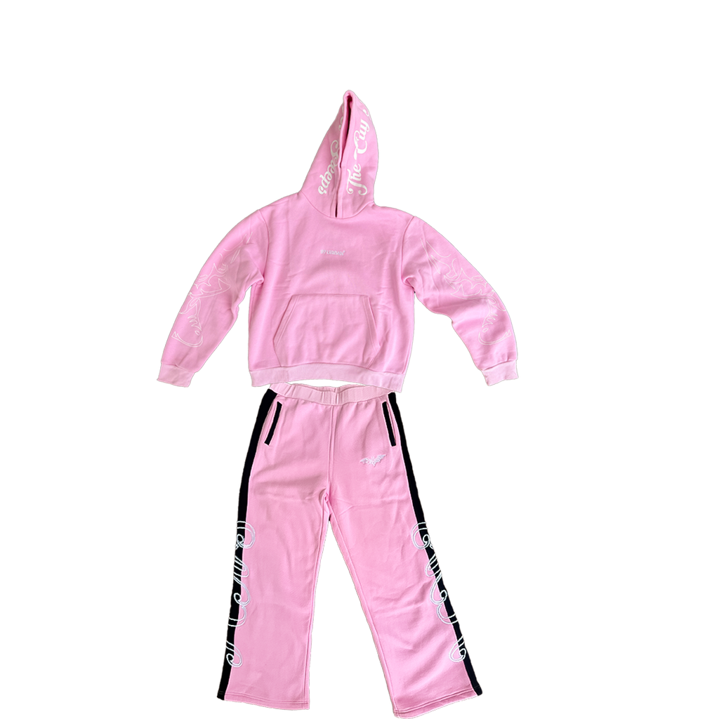 97 URBAN PINK BASICS HOODIE