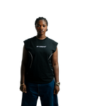 97 URBAN CURVED BLACK TANK TOP