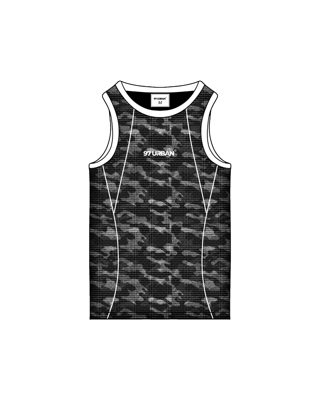 97 URBAN BLACK CAMO VEST