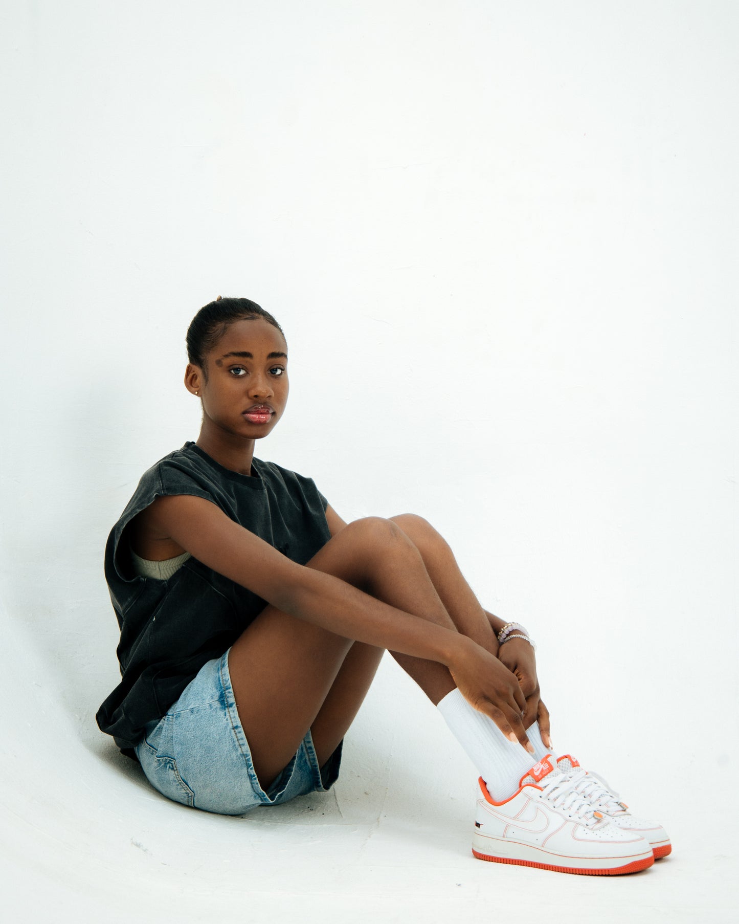 97 URBAN CURVED WASHED TANK TOP