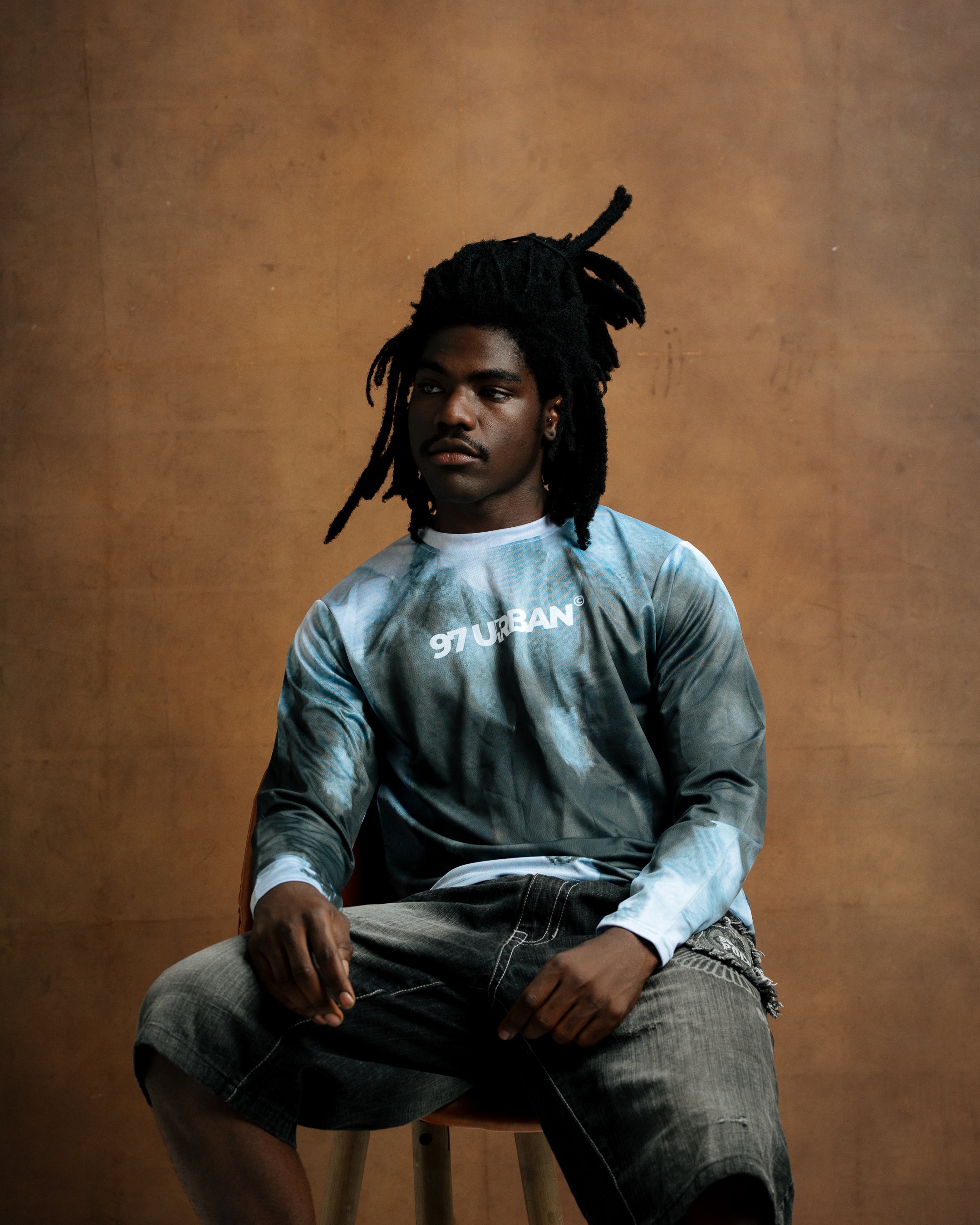 97 URBAN PIXELATED BLACK SHADOW TOP