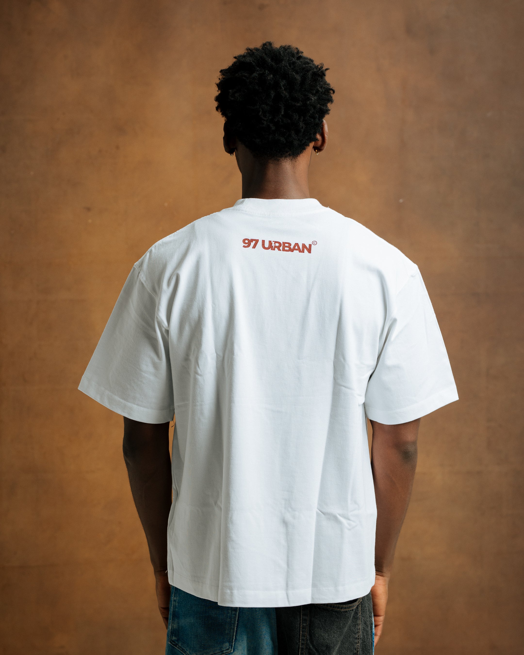97 URBAN  WHITE UID GRAPHIC TEE