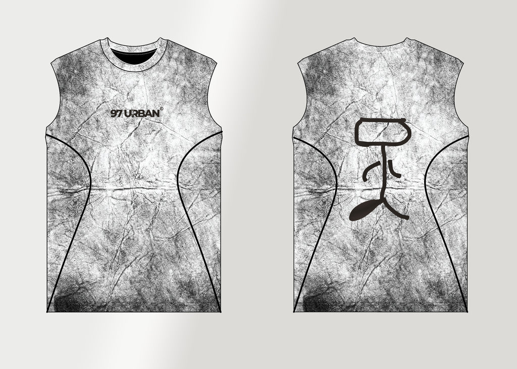 97 URBAN CURVED WASHED TANK TOP